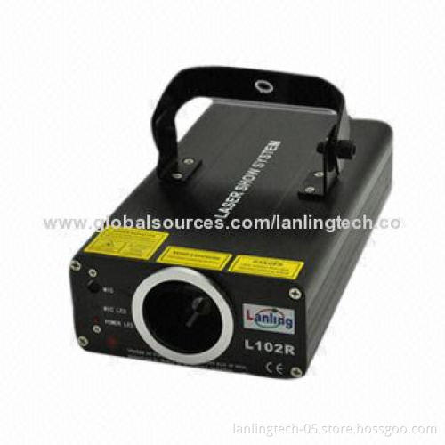 Single red 100mW diode DMX laser light